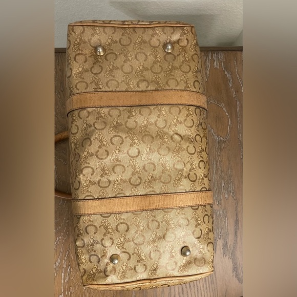 Celine Tan Monogram Boston Bag - Picture 7 of 16